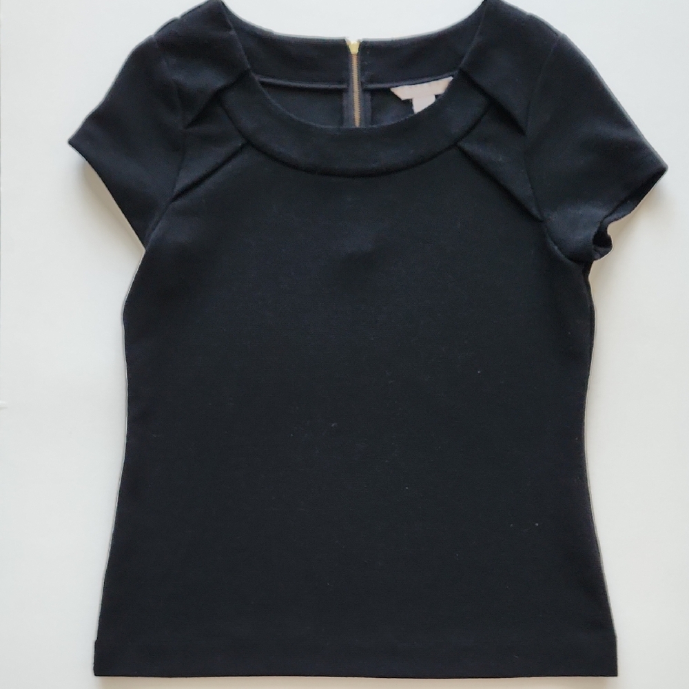 Banana Republoc Black Short Sleeve Top
